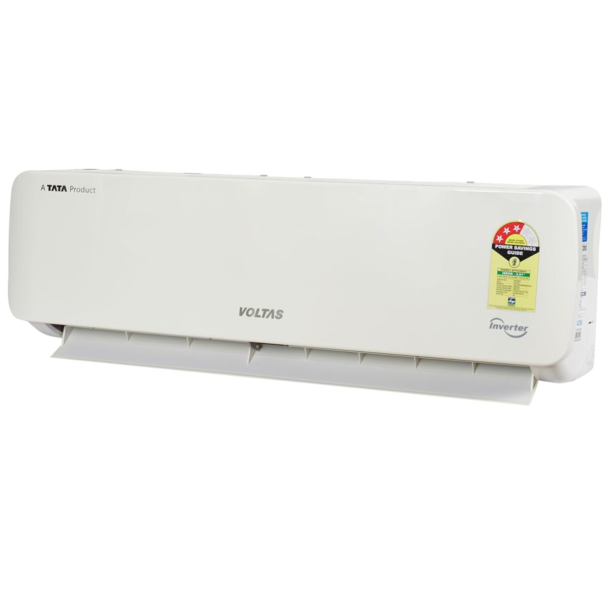 Voltas 1.5 Ton 3 Star Inverter Split AC (Copper, 4-in-1 Adjustable Mode, Anti-dust Filter, 2024 Model, ‎183V VECTRA PRISTINE, White) - Image 3