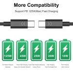 JAARO 68W USB C to C Charging Cable for Motorola Edge 60 Fusion/Edge 50 Fusion/Edge 50 Ultra/50 Pro/Razr 50 Ultra/Moto G45/G54/G64/Moto E40/Moto G35 & Support Other USB C Device - Image 5