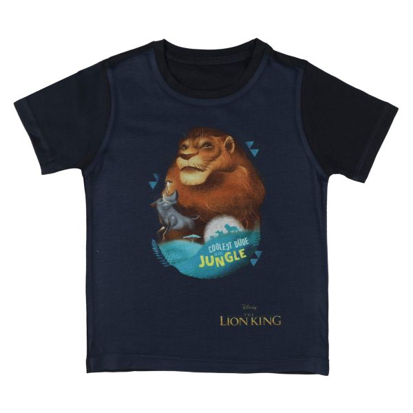 Lion King by Wear Your Mind Boy's Regular Fit T-Shirt
