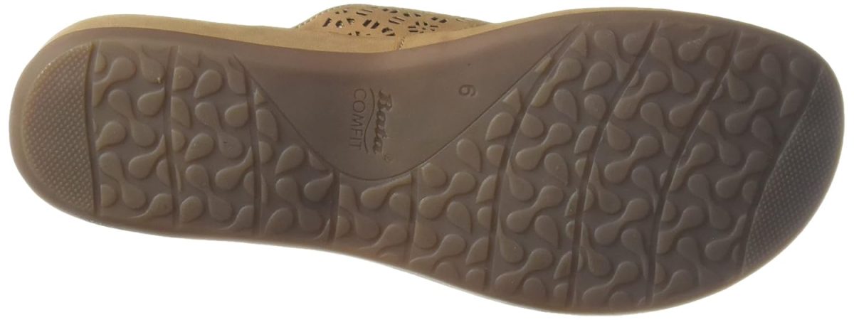 Bata Comfit womens CONCORDIA TAN Flats - 7 UK (5713003) - Image 5