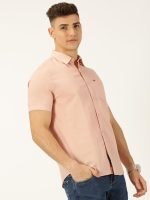 Thomas Scott Men's | Solid | Half Sleeve | Slim Fit | Linen Blend | Spread Collar | Casual Shirt - Image 3