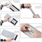 Mop Heavy Quality Floor Mop with Bucket, Flexible Kitchen tap Flat Squeeze Cleaning Supplies 360 Flexible Head/2 Reusable Pads Clean Home Floor Cleaning - Image 8
