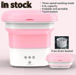 Gurjas Fancy Kitchen 0.8Kg Portable Foldable Mini Top Loading Washing Machine with Spinner and Dryer for Baby Clothes Semi Automatic Bucket Washer with Modes for Travel, Home & Multipurpose - Image 7