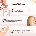 Mamaearth Rice Water Hydrating Body Lotion with Rice Water & Niacinamide for Dewy Glass Skin | 48 Hrs Moisturizating & Nourishing | 7in1 Total Care | 100% Natural Butter | Non Greasy Smooth Skin | 400 ml - Image 9