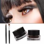 Glowhouse Eye Makeup 2 in 1 Brown + Black Gel Eyeliner Make Up Water-proof Smudge-proof Set Eye Liner Kit With Brushes - Image 5