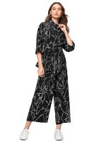 GRECIILOOKS Co Ord Set for Women | Stylish Korean Summer Outfit | Casual Long Shirt | Shirt T-Shirt for Girl & Woman | Top Pant Set | Trendy Travel & Streetwear Look for Girls | Hangouts | Picnic | Vacation Wear | 3/4 Half Sleeeve