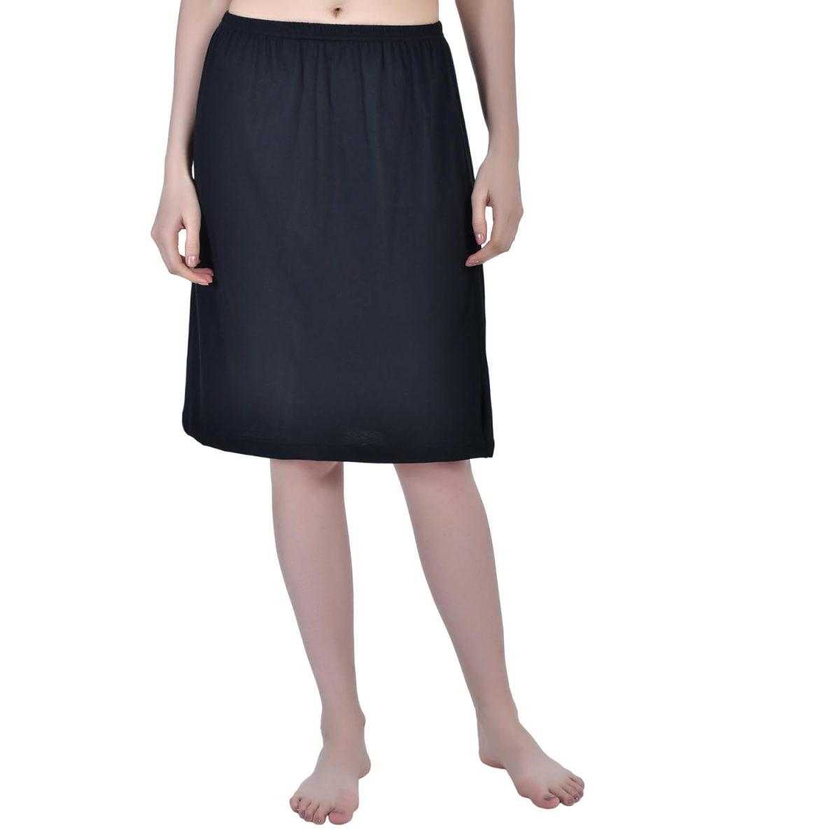 Aimly Women's Cotton Knee Length Skirt Slip - Pack of 2 - Image 2