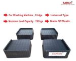 SARAH ® Premium, Heavy Duty, Universal Type, Multipurpose Plastic Block for Fridge, Washing Machine, Almeria, Furniture, Air Cooler & Water Cooler. Suitable for all and help in organizing your home. - Image 2