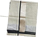Women's Kerala Kasavu Sarees Traditional Tissue/Cotton Silk with Running Blouse Piece - Image 5
