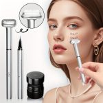 BWOGUE 2 In 1 Silicone Lower Eyelash Stamp Set for Fashion Eye Makeup Quick Eye Makeup Tool, Double Ended Eyelash Stamp and Eyeliner Pen Quick Makeup Tool, Long-Lasting, Waterproof, Smudge-Resistant - Image 3