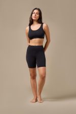 URBAN ADVENTURE High Coverage Premium Cotton Spandex Mid Waist Elastane Stretch Shorties - Gym -Cycling Shorts/Tights for Women - Image 4
