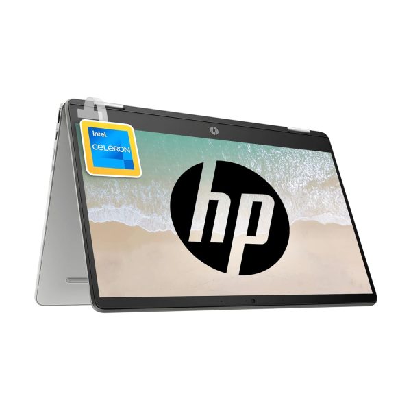 (Refurbished) HP Chromebook x360, Intel Celeron N4120, 14-inch (35.6 cm), HD, 4GB LPDDR4, 64GB eMMC, Intel UHD Graphics, Thin & Light, Dual Speakers, BrightView Display (Chrome 64, White, 1.49 kg), ca0505TU