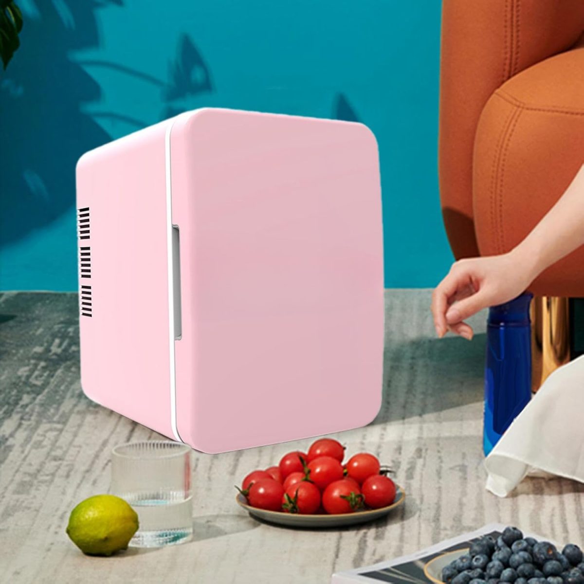 ARTISOUL® 4L Mini Fridge Multiuse Cosmetics Fridge for Desktop Living Room Small Place Pink | Major Appliances | Refrigerators & Freezers | Mini Fridges - Image 7