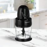 Amazon Basics 300W Electric Chopper & Whisker with 4-Leaf Rust-Resistant Blades & Unbreakable | 830ml | Polycarbonate Jar | One-Touch Operation - Image 5