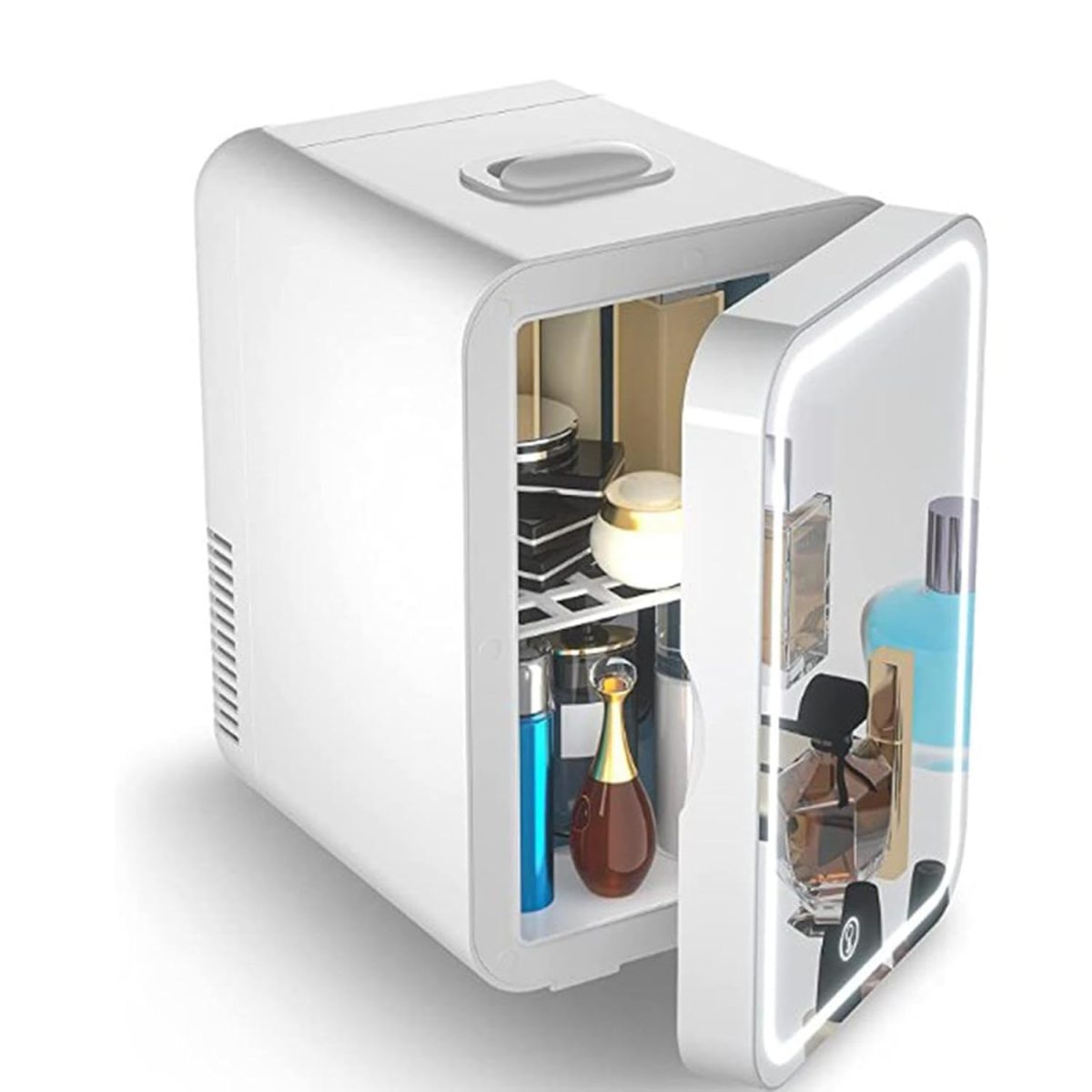 Personal Mirrored Beauty Refrigerator Mini Fridge for Beauty Cosmetic - Image 3