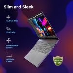 Lenovo Yoga Pro 9 Intel Evo Core Ultra 9 185H Built-in AI 16"(40.6cm) 3.2K IPS 165Hz Touchscreen Laptop (32GB/1TB SSD/NVIDIA RTX 4050 6GB/Win11/MSO 21/5.0MP+IR Cam/3 Mon GamePass/Grey/2Kg), 83DN004VIN - Image 7