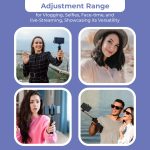 Tygot T1S SnapStick with Tripod Stand, 3 in 1 Multifunctional Design, Rechargable LED Light with Two Brighness Levels for Make up, Selfie, Vlogging & Photo Shoot, Selfie Stick with Bluetooth Remote - Image 6