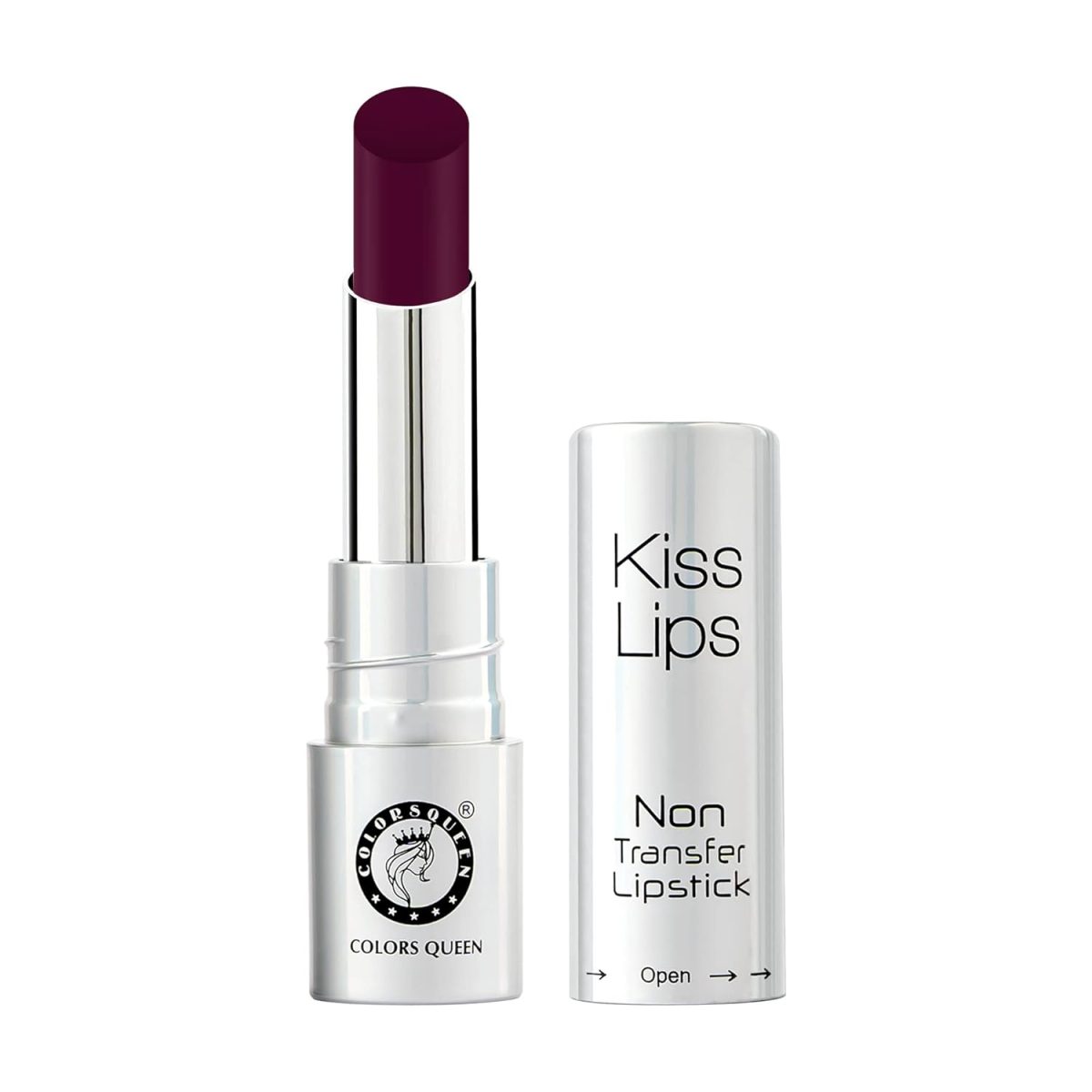 Colors Queen Kiss Lips Matte Lipstick | Smudge Proof & Non Transfer | Creamy Matte Long Stay Lipstick for Women (06 - Wild Wine) - Image 3