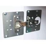 HEAVENGLOW Hinge Repair Plate for Cabinet Furniture Drawer Window Cupboard Repair Tool - Image 2