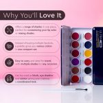 C2P Pro 12 Shades Pop Lipstick Palette Coral Crush 42g | Matte Creamy Lip Color Kit for Women | Waterproof Smudge-Proof Long Lasting Highly Pigmented Lip Makeup Palette - Image 3