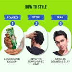 Set Wet Styling Hair Gel for Men - Party Shine, 100gm | Strong Hold, High Shine |For Short to Medium Hair| No Alcohol, No Sulphate - Image 5