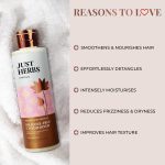 Just Herbs Ayurvedic Kumuda Indian White Water Lily Conditioner | Natural Conditioner For All Hair Types | Controls Frizz & Nourishes Hair | Sulphate & Paraben Free- 200 ml - Image 4
