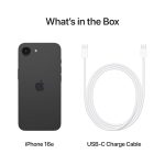 iPhone 16e 512 GB: Built for Apple Intelligence, A18 Chip, Supersized Battery Life, 48MP Fusion. Camera, 15.40 cm (6.1″) Super Retina XDR Display; Black - Image 6