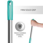 Spotzero By Milton Stainless Steel Spin Mop Rod with Extendable Handle Without Head & Refill,Silver - Image 5