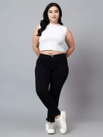 Nifty Women's Denim Stretchable Mid Rise Plus Size Jeans - Image 4