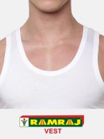 RAMRAJ COTTON Men's Western Regular Solid Vest - Image 4