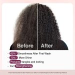 Bare Anatomy Curl Defining Shampoo | Curl Retention & 2X Frizz Protection For 48 Hours | Powered By Coconut Oil, Hyaluronic Acid & Castor Oil | Sulphate & Paraben Free | Women & Men | 250 ml - Image 3