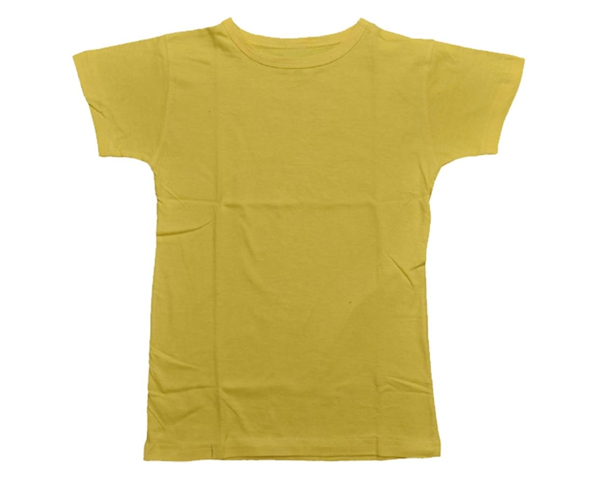 IndiWeaves Boys Combo Pack of Printed and Solid Cotton T-Shirts (Yellow/red/Pink_14-15 Years) Pack of 3 - Image 2
