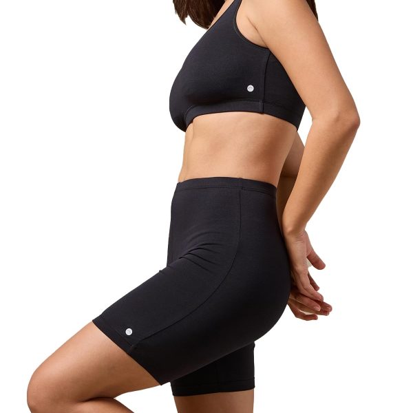 URBAN ADVENTURE High Coverage Premium Cotton Spandex Mid Waist Elastane Stretch Shorties - Gym -Cycling Shorts/Tights for Women