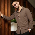 Campus Sutra Men's Cotton Regular Fit Shirt for Casual Wear | Spread Collar | Short Sleeve | Button Closure | Shirt Crafted with Comfort Fit for Casual Wear - Image 2