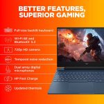 HP Victus AMD Ryzen 5 Hexa Core 5600H - (8 GB/512 GB SSD/Windows 11 Home/4 GB Graphics/NVIDIA GeForce RTX 3050) 15-fb0135AX Gaming Laptop (15.6 Inch, Performance Blue, 2.37 Kg) - Image 7