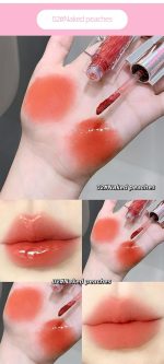 Gege Bear Dazzle Color Double-Headed Lip Glaze | 6 Gorgeous Shades | Matte & Gloss Finishes | Dual-Ended Lipstick and Lip Oil for Women | Moisturizing, Long-Wear Formula | (02# - Naked Peaches, 4g) - Image 3