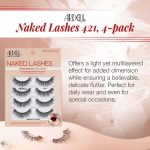 Ardell Naked Lash 421 MultiPack Soft, Extra-Lightweight Fibers False Eyelash for Women, Brighter & Rounder Style False Eyelash for Girls, Bendy, Comfy Invisiband Eyelash - Image 2