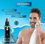 Ocean for Men, Fights Acne & Pimple, Brighten Skin, All Skin Types Face Wash 100ML (200 ml) - Image 3