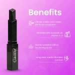 PH - Color Changing Black to Pink Sheer Tint, Lipstick for Dusky Skin Tone, Matte Lipstick Waterproof, Long Lasting, Non-Transfer, Smudge-Proof - Image 6