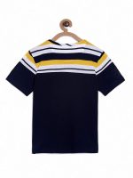 Ladore Boy’s Navy Plain Short Sleeve T-Shirt - Image 3