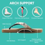 SHAPECRUNCH Women's Arch Support Slippers | Ortho Flipflops with soft MCR footbed - Reduce Pressure on Feet, Joints, and Back - Image 3