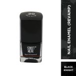 Street Wear Nail Enamel, Black Knight, 8ml - Image 2