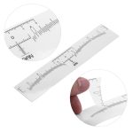 ITT Eyebrow Ruler, 10 PCS Eyebrow Ruler Makeup Sticker Makeup Adhesive Eyebrow Sticker - Image 2