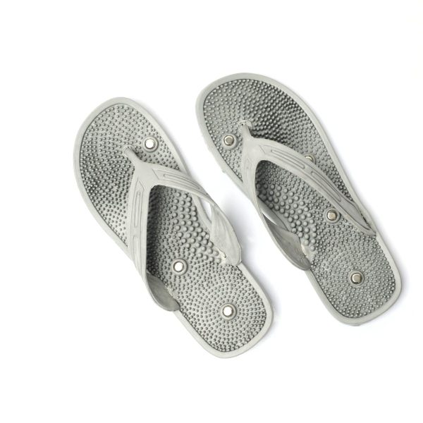 Sweltolite Acupressure and Magnetic Therapy Slippers for Full Body Blood Circulation Natural Slippers For Men and Women (Unisex)
