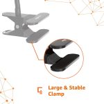 amazon basics Tabletop Stand for Mobile, Tablet and E-Reader, Clip Mount, Multi-Angle, Foldable, Lazy Bracket, Universal Compatibility - Image 5