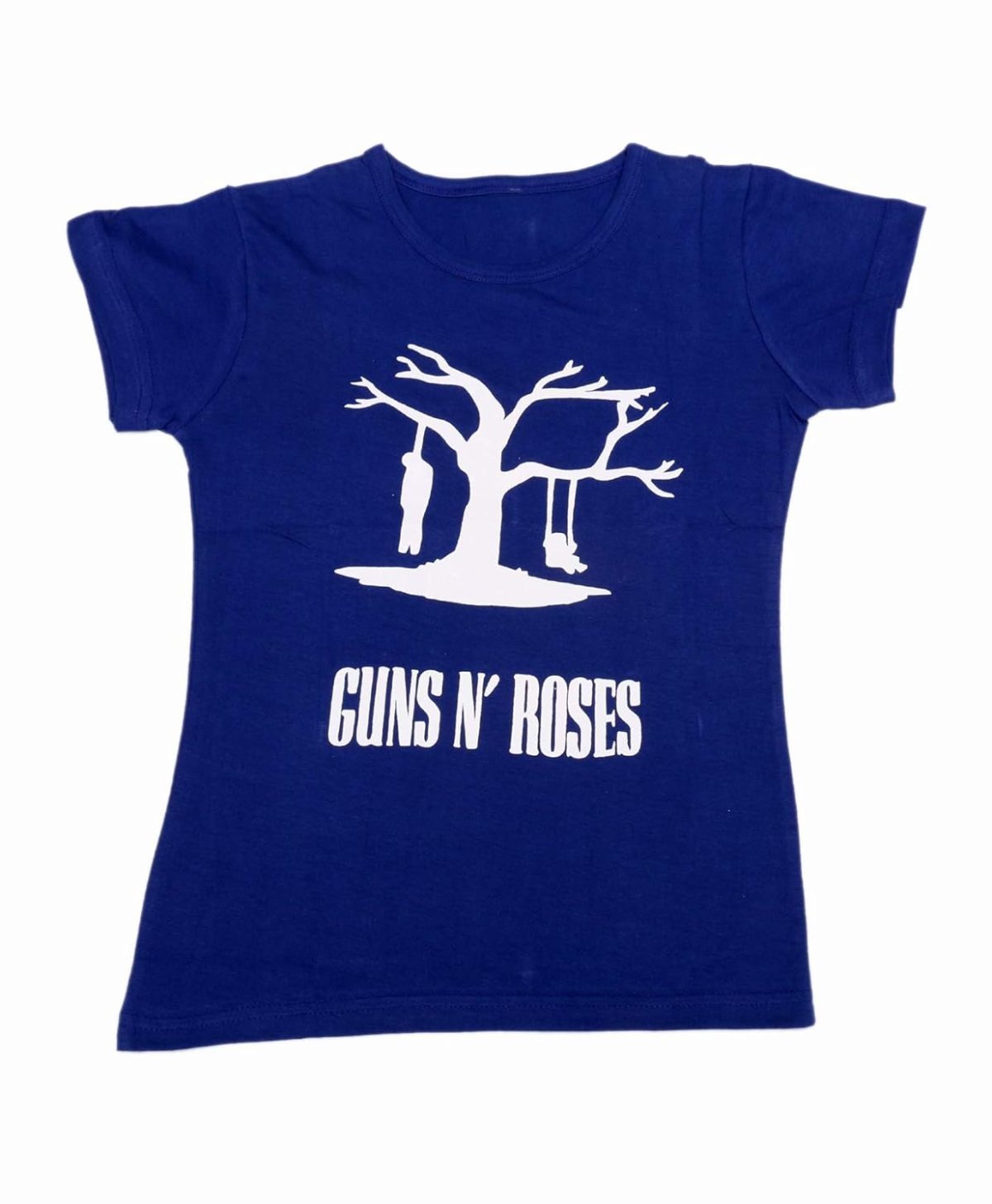 IndiWeaves Girls Cotton Half Sleeve Printed T-Shirt (Blue2,12-13 Years)