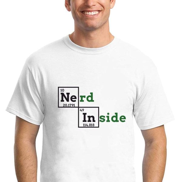 Crazy Sutra Premium Pc Cotton Half Sleeve Casual Printed Nerd in Side T-Shirt (TPC-EatSleepCode_B) (TPC-NerdInSide_B)