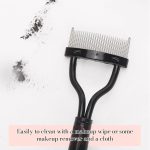 ZIBUYU® Eyelash Comb Post-Mascara Tool, Stainless Steel Teeth, Mascara Separator, Eyelash Grooming Tool, Mascara Clump Tools, Eyelash Defining Tool, Make Up Accessory - Image 5