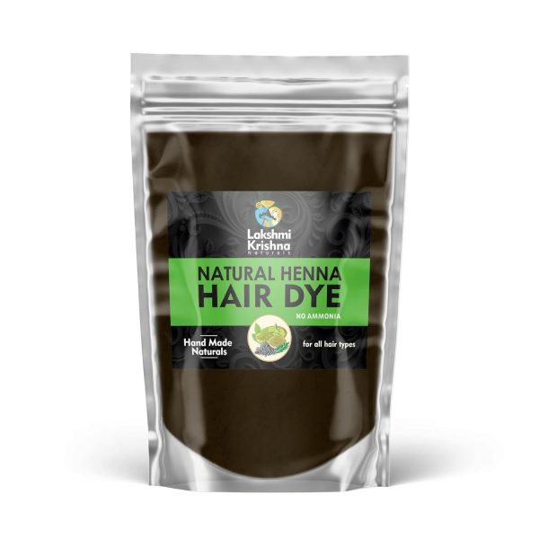 Lakshmi Krishna Naturals Natural Henna Hair Dye, No Ammonia, For All Hair Types | 100% Chemical-Free Hair Color | Rich, Long-Lasting Color & Shine | Safe for All Hair Types | Vegan & Cruelty-Free"