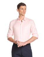 Arrow Men's Solid Full Sleeve Slim Fit Cutaway Collar Cotton Formal Shirt - Image 2